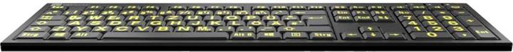 Produktbild Logickeyboard XL Print PC Slim Line NERO (DE, Kabelgebunden)