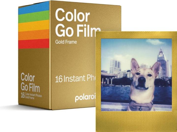 Immagine prodotto Polaroid Color film for Go - Gold Frame - Double Pack