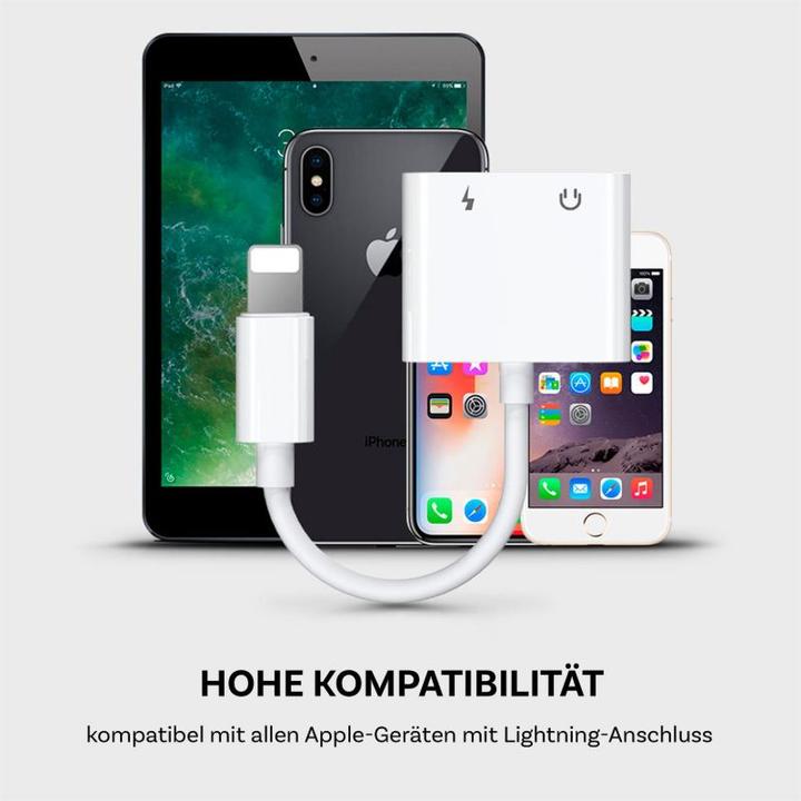 Produktbild Joyroom Apple 3.5mm Audio Power Converter And Lightning Port (3.5mm Klinke, Lightning)