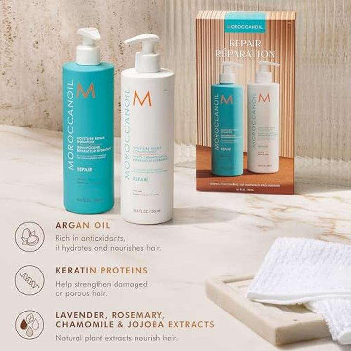 Actual product image Moroccanoil Duo Reparador (Hair care set)