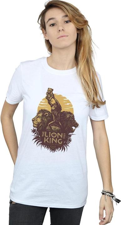 Immagine prodotto Disney The Lion King Movie Sunrise Collage Maglietta Ampia Donna (4XL)