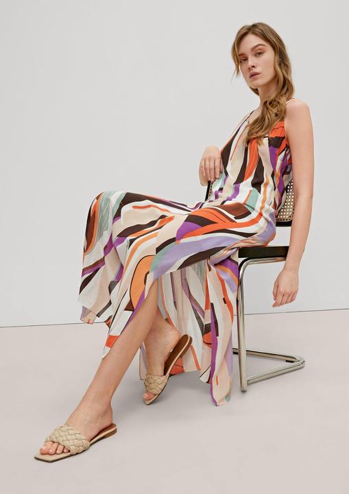 Actual product image Comma Kleid Maxi-Kleid mit Allover-Muster (34)