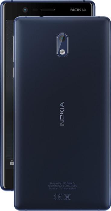 Produktbild Nokia 3 (16 GB, Tempered Blue, 5", Hybrid Dual SIM, 8 Mpx, 4G)