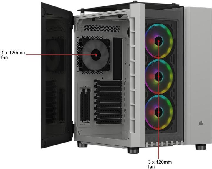 Produktbild Corsair 680X RGB (ATX, mATX, Mini-ITX, E-ATX)