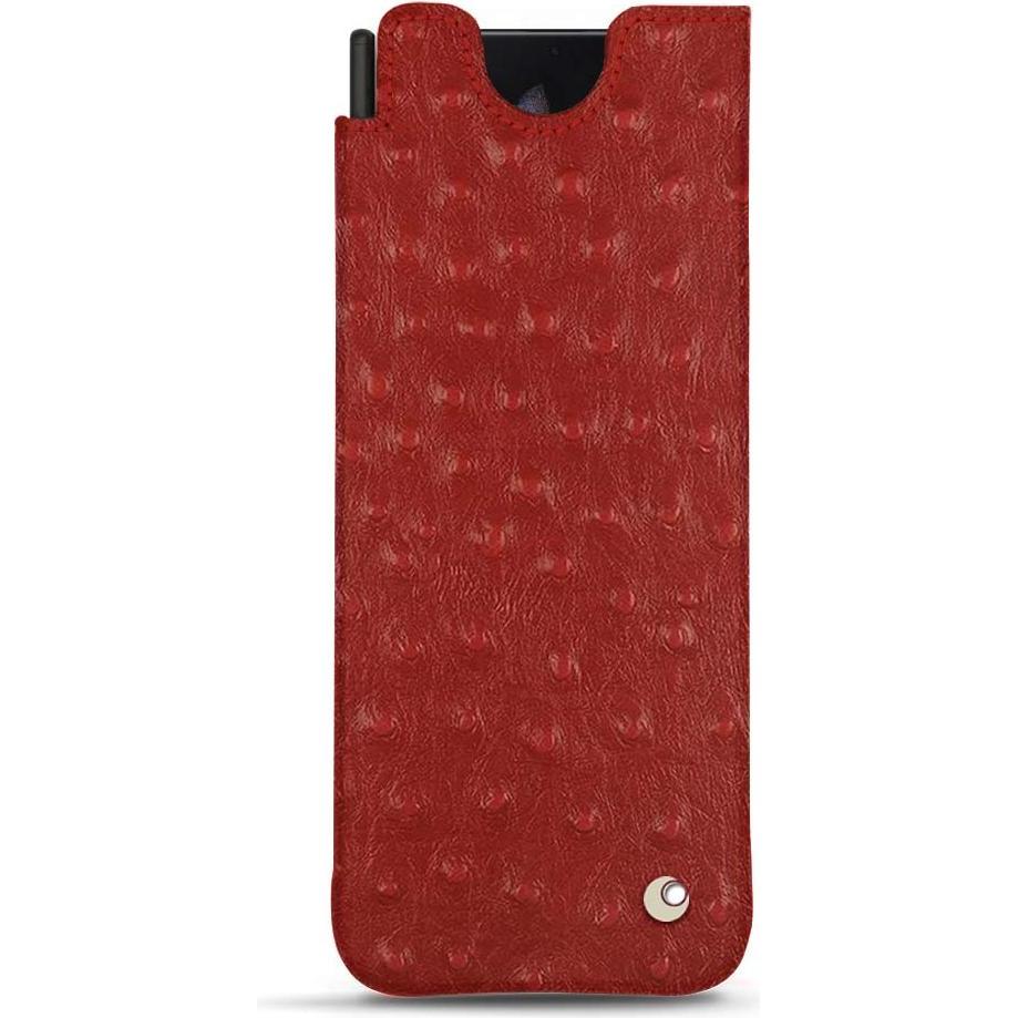 Noreve Lederschutzhülle (Samsung Galaxy Z Fold4), Smartphone Hülle, Rot