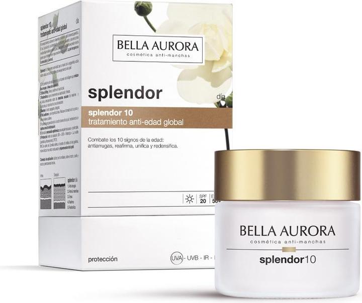 Immagine prodotto Bella Aurora SPLENDOR 10 tratamiento antiedad SPF20 50 ml (50 ml, Crema da giorno, SPF 20)