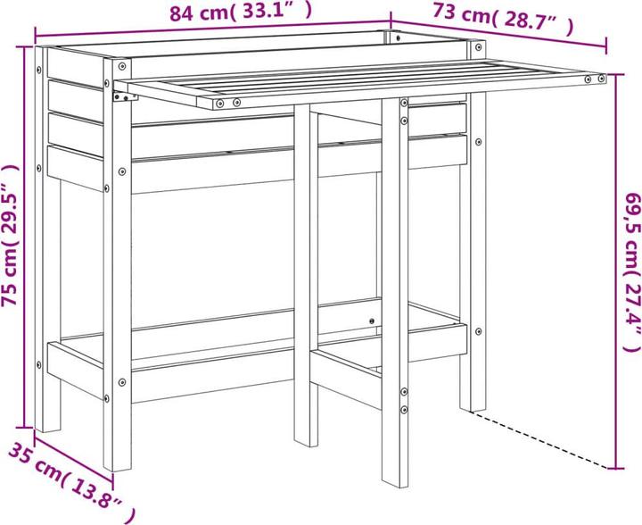 Produktbild vidaXL Pflanzkübel