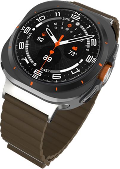 Image du produit Just in Case Leder-Armband MagFit Leather Coffee (PU cuir)