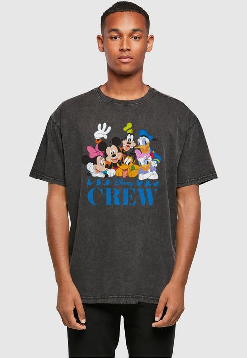 Produktbild Absolute Cult Mickey Mouse - Disney Friends Acid Washed Oversized Tee - 114995 (L)