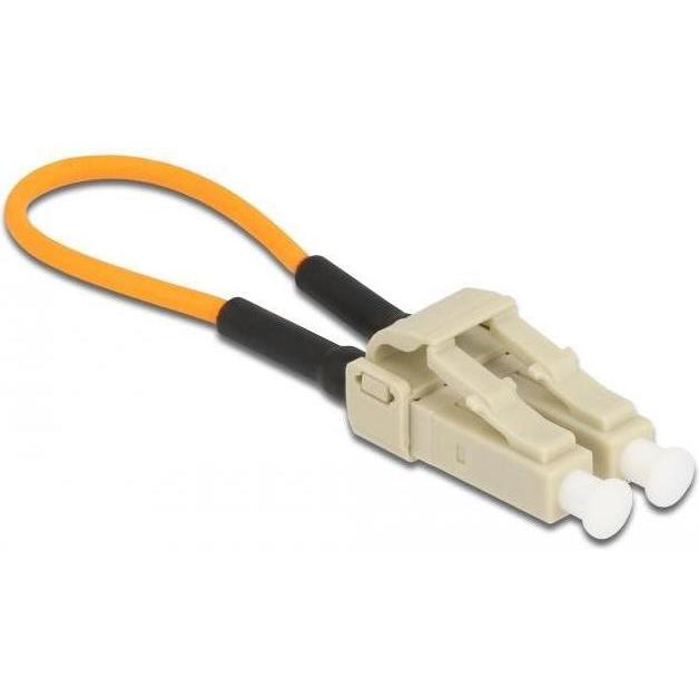 Thumbnail - Delock LWL Loopback Adapter LC / OM2 Multimode beige, Transceiver, Beige, Orange