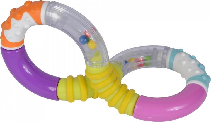 Actual product image Simba 104010177 - ABC Motor Eight Rattle, to rattle, grasp and twist, 16cm