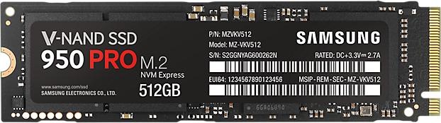 Produktbild Samsung 950 Pro (512 GB, M.2)