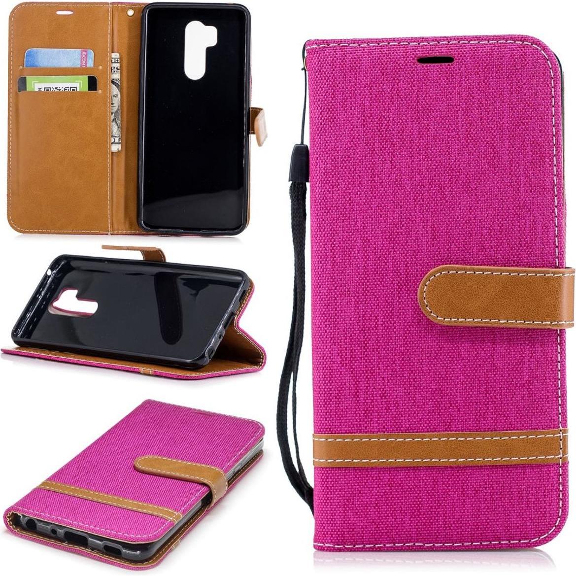König Design Hülle Handy Schutz für LG G7 Case Cover Tasche Wallet Etui Handyhülle Bumper Neu (LG G7), Smartphone Hülle,...