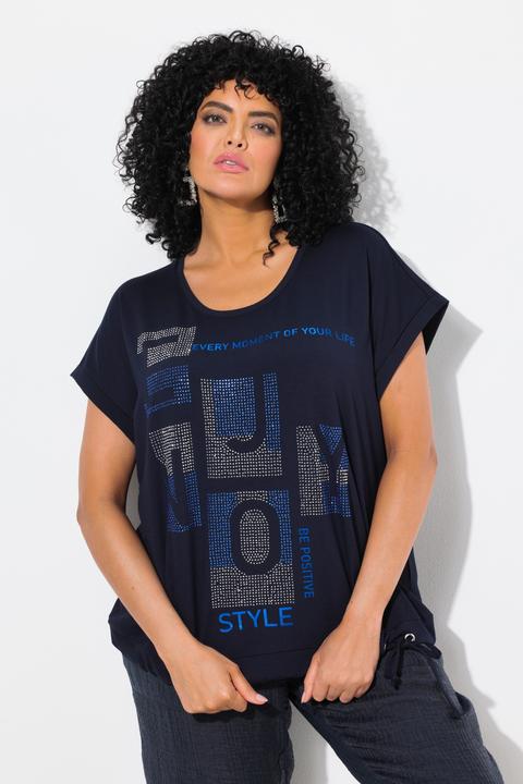 Produktbild Ulla Popken T-Shirt, Oversized, Rundhals, Halbarm, Saumband (42, 44)