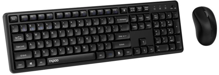 Actual product image Rapoo Full Silent Multi mode Kombo Set "8150M Silent", Schwarz, QWERTZ (DE, Wireless)