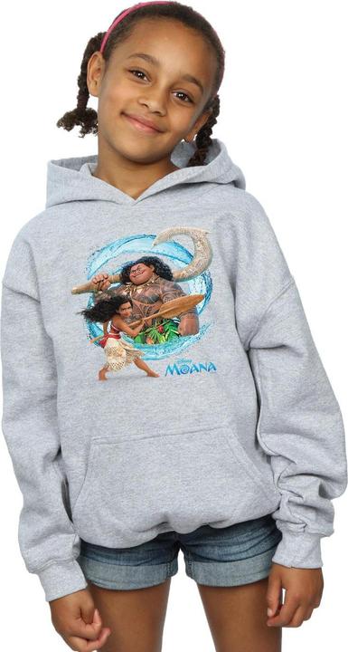 Produktbild Disney Moana And Maui Wave Kapuzenpullover Mädchen (140, 146)