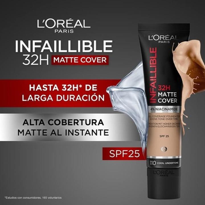 Produktbild L'Oréal Paris INFAILLIBLE 24H matte cover foundation #110-rose vanilla (110-rose vanilla)