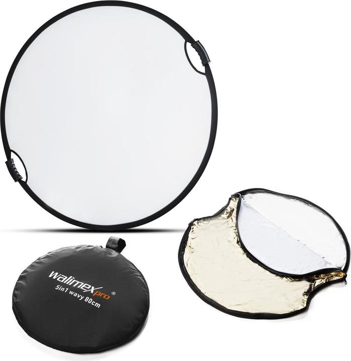 Produktbild Walimex pro Pro 5 in 1 Faltreflektor wavy comfort (Faltreflektor, 80 cm)