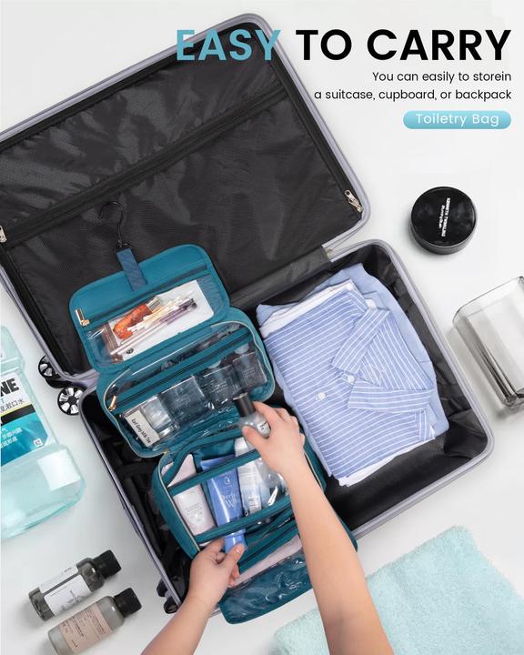 Produktbild Only-Bags.Store Kulturtasche Reise zum Aufhängen Kulturbeutel für Makeup, Toilettenartikel