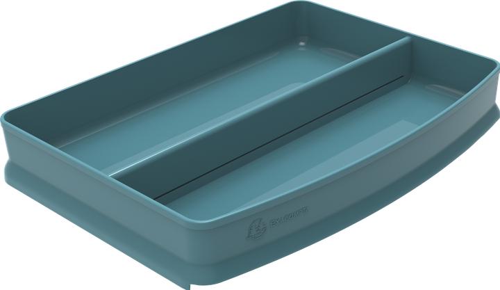 Image du produit Exacompta Corbeille à courrier COMBO Top Skandi Bleu Pacifique (A4, A4+)