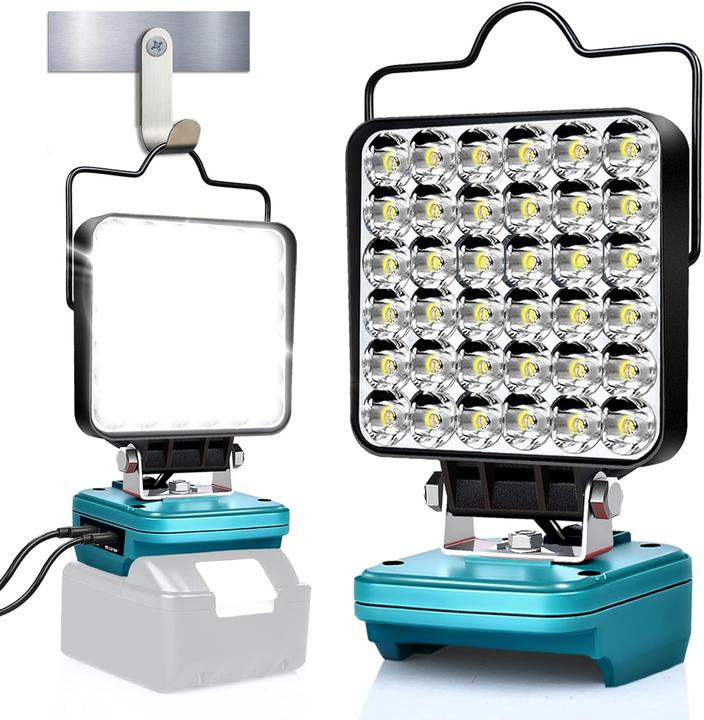 Gzyz Akku-LED-Arbeitsleuchte (5400 lm)