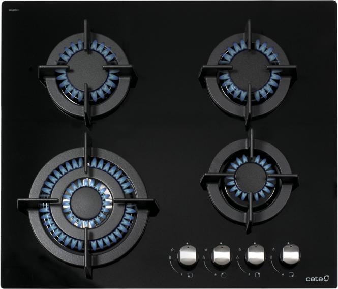 Produktbild Cata ENCIMERA CCI 6031 BK Gas Hob, 4 burners, 7500W, width 59cm, black
