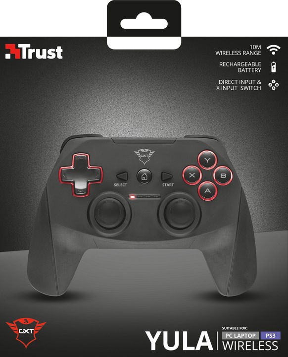 Produktbild Trust GXT 545 wireless Gamepad (PC, PS3)