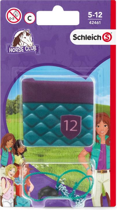 Actual product image Schleich Lisa & Storm - blanket and halter