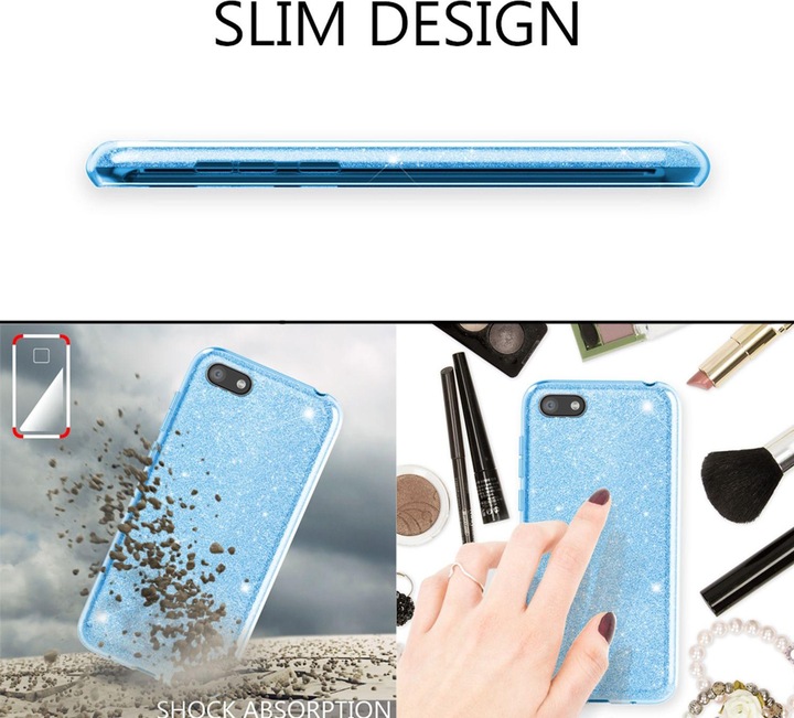 Produktbild Nalia Glitzer Hülle (Huawei Y5 (2018))