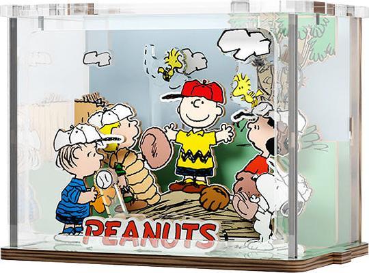 Actual product image Pantasy Die Peanuts Puremind DIY Bauset Mini Scene Baseball Time