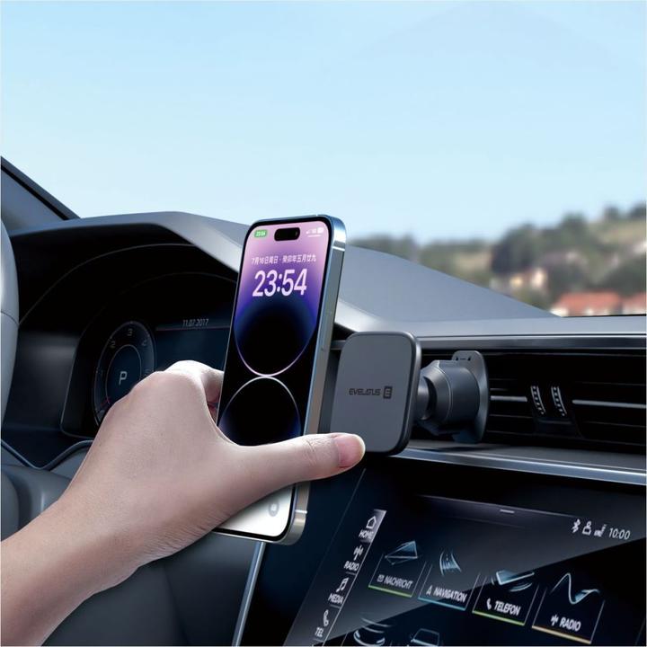 Produktbild Evelatus Auto holder Car air conditioning vent bracket with MagSafe C2+KAC001 Black
