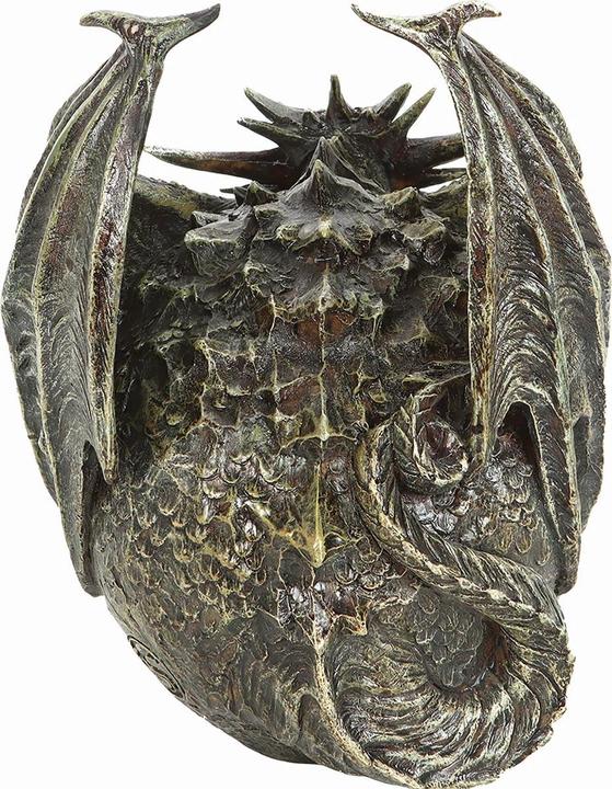 Image du produit Spiral Draco Résine Dragon Sculpture Crâne