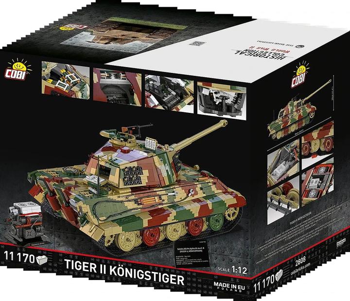 Actual product image Cobi 11000 PCS TIGER II Königstiger 1:12 COBI-2808