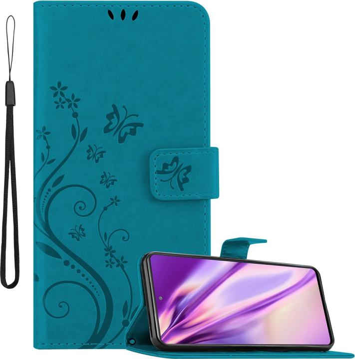 Actual product image Cadorabo Flower Book Case for Samsung Galaxy S20 FE (Samsung Galaxy S20 FE)