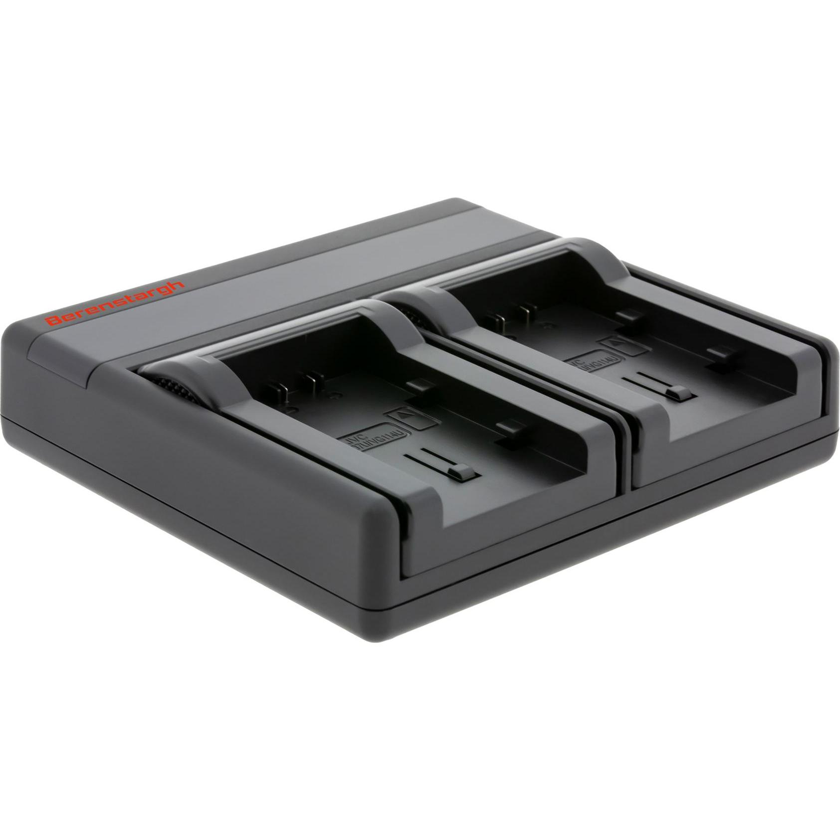 Berenstargh Dual PD Hyper Ladegerät f. JVC BN-VG107U BN-VG114U USB-C in/out Powerbankfunktion (Caricabatterie per fotocamere), Alimentatore fotocamera
