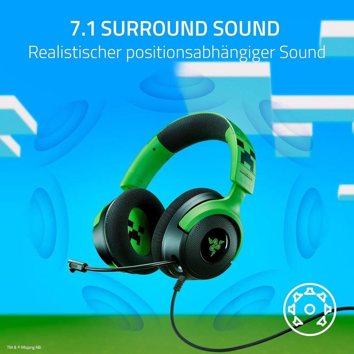 Immagine prodotto Razer Headset Kraken V4 X Minecraft (Cablato)