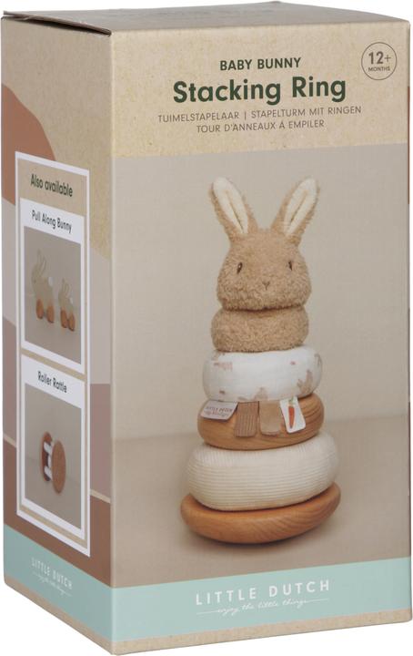 Little Dutch Stapelturm mit Ringen FSC Bunny