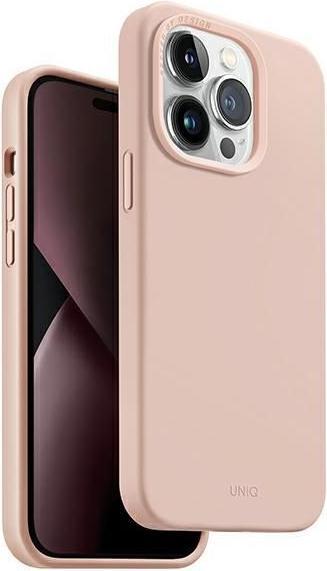 Image du produit Uniq etui Lino Hue iPhone 14 Pro 6,1" Magclick Charging rózowy/blush pink (Apple iPhone 14 Pro)