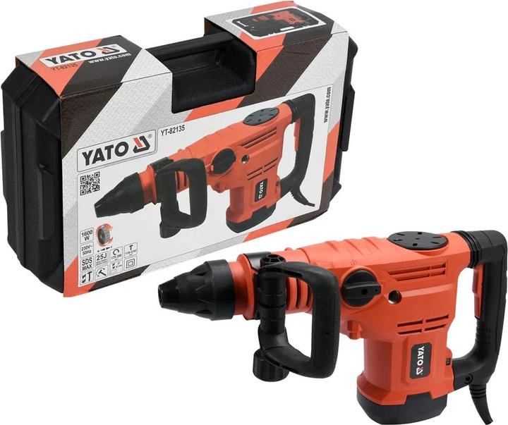 Produktbild Yato SDS-MAX DRILL AND EVALUATION HAMMER 1600W 25J 12kg YT-82135 (Akkubetrieb)