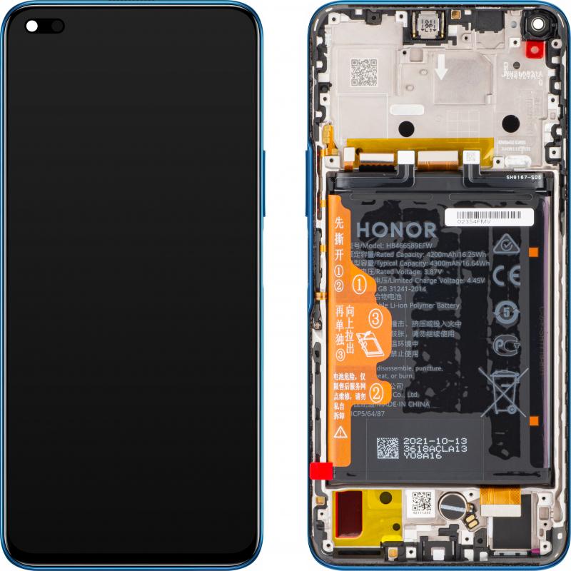 Honor Display Unit für 50 Lite, mit Akku, Deep Sea blau (Display), Pezzi di ricambio per dispositivi mobili, Blu