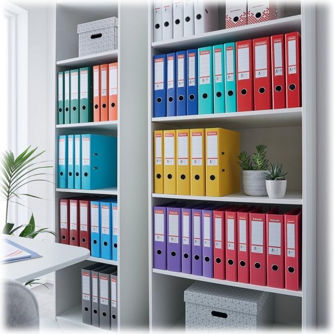 Immagine prodotto Esselte Registratore con meccanismo a leva n. 1 in PP (A4, 50 mm, 1 pz.)