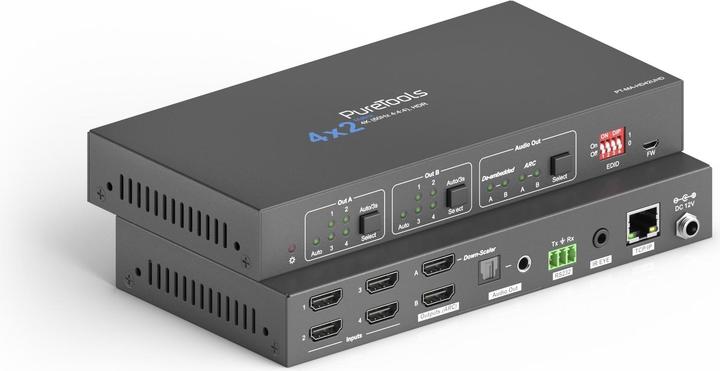 Actual product image Puretools Matrix Switcher PT-MA-HD42UHD HDMI