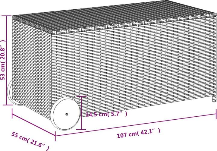 Produktbild vidaXL Gartentruhe