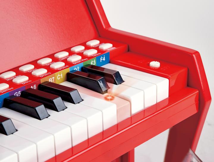 Produktbild Hape Leuchttasten-Piano mit Hocker, rot FSC