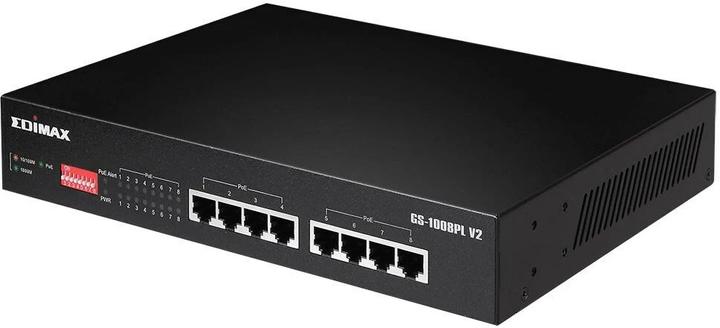 Image du produit edimax Commutateur 8x GE GS-1008PL V2 8xPOE (8 ports)