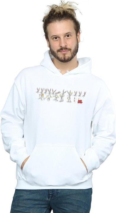 Immagine prodotto Looney Tunes Bugs Bunny Colour Code Felpa con Cappuccio Uomo (4XL)
