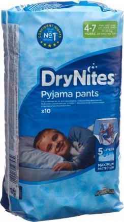 Immagine prodotto Huggies notti asciutte (Dimensione M, Pacco trasportabile, 10 pz.)