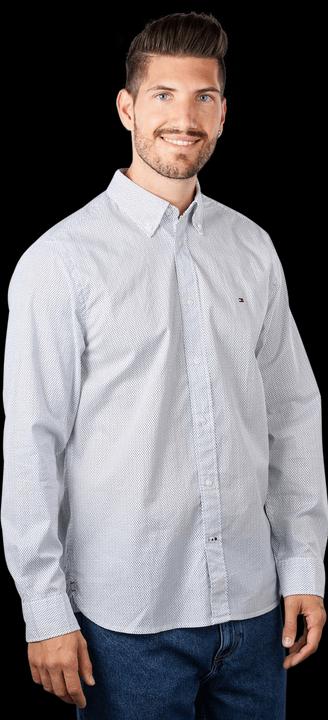 Image du produit Tommy Hilfiger Mini Print Shirt Regular Fit White/Carbon Nav (L)
