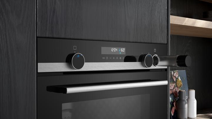 Image du produit Siemens iQ500, Four encastrable à vapeur assistée, 60 x 60 cm, inox, HR578GFS7F