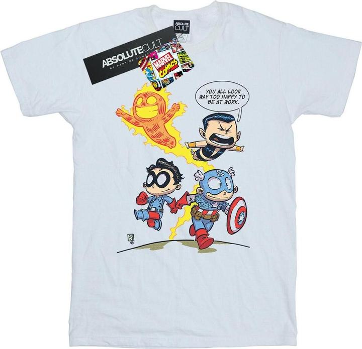 Actual product image Mens Avengers Invaders Cartoon T-Shirt (L)